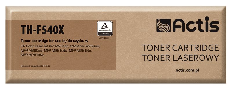 Actis Toner TH-F540X Replacement HP 203X CF540X Supreme 3200 Pages - Kompatibel - Tonereinheit Compatible Blac