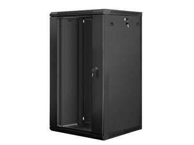 Lanberg Cabinet Rack 19 Assembly Wall 22U / 600X600 Autoarmas (paquete Flat Black — image 1