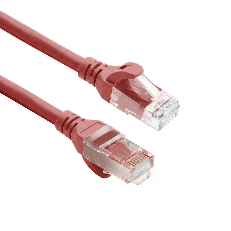 Red 7 Meters Tpe U UTP CAT.6A Ultra-flex Patch Cable Snagless With RJ45 Connectors