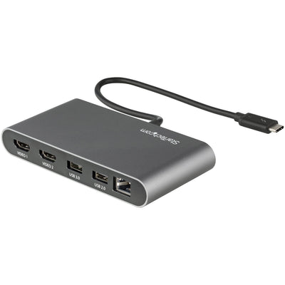 StarTech.com Mini Docking Station Thunderbolt 3 - Replicador Ports Laptop TB3 2 Monitores HDMI 4K And 60HZ - G — image 1