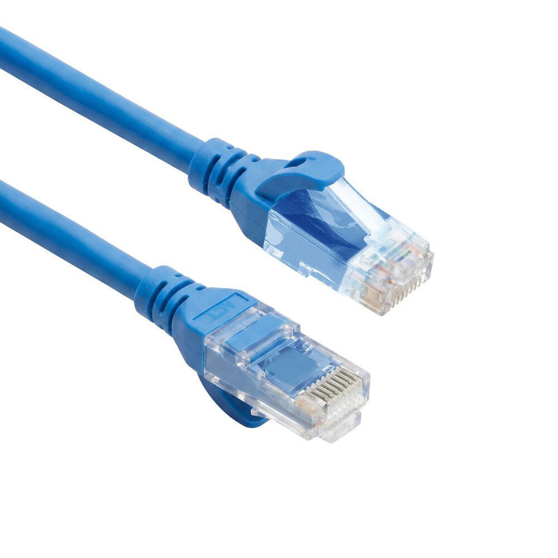 Blue 5 Meters Tpe U UTP CAT.6A Ultra-flex Patch Cable Snagless With RJ45 Connectors