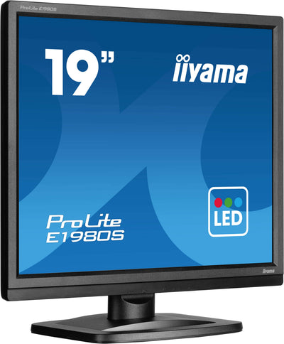 Iiyama Monitor Prolite E1980S-B1 LED 19, Black Matte Sxga, Tn, Hdmi, DP E1980S-B1 — image 1