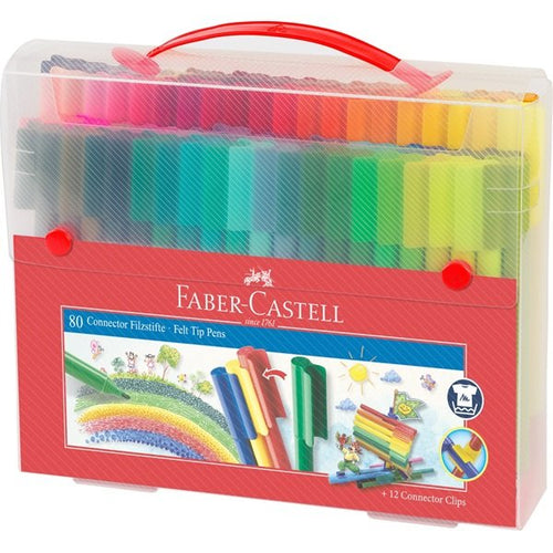 Faber-castell Koffer Connector Filzstifte 80-PIEZAS — image 1