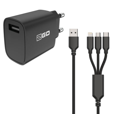 2GO Wall Charger 1x USB 1X Micro USB 1X Lightning Sw — image 1