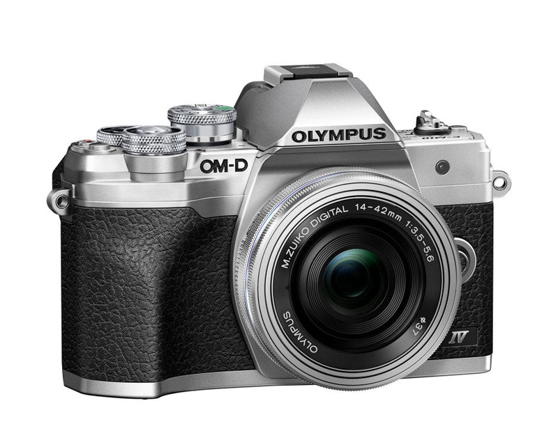 Olympus Om-d E-M10 Mark Iv Kit + 14-42 Pancake Zoom Silver