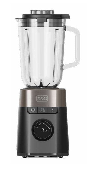 Black + Decker Blender Pae Glass BXJB12001E1200W Jarra 1.5L Cuchi Steel ES9120130B — image 1