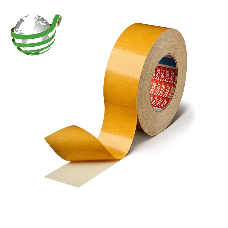 Tesafix Tape Adhesiva Fabric Kautschuk 50M X 19MM White