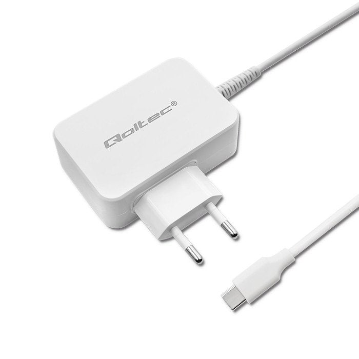 Qoltec Charger 51039 65W 5 20.3V 2 3.25A USB Type-c Pd White