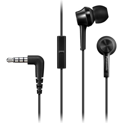 Panasonic Headphones Intrauditivos RP-TCM115E With Microphone Jack 3.5 Black — image 1