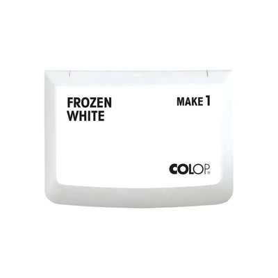 Colop Make 1 Pad Sellos, Frozen White, 50 X 90MM, Pad Sellos Manuales Tradicionales And Creativos — image 1