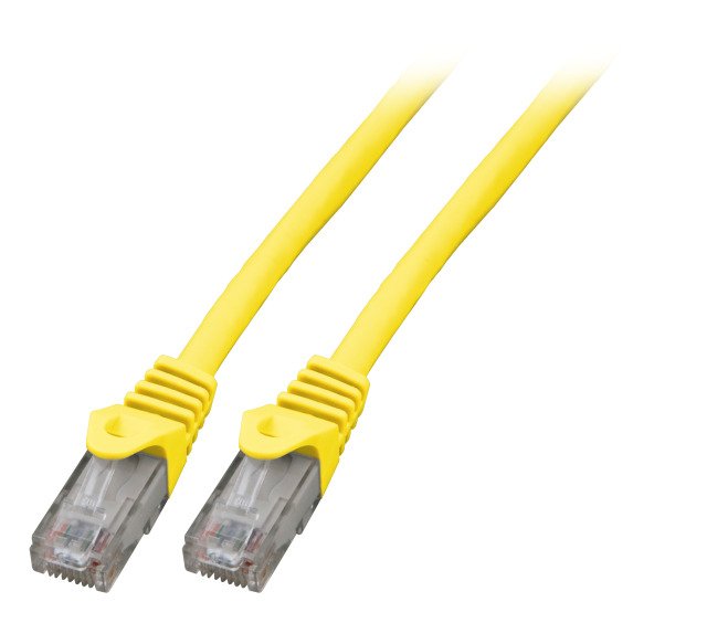 Efb RJ45 Network Cable CAT.6 U UTP Lszh Cca Yellow 7,5M
