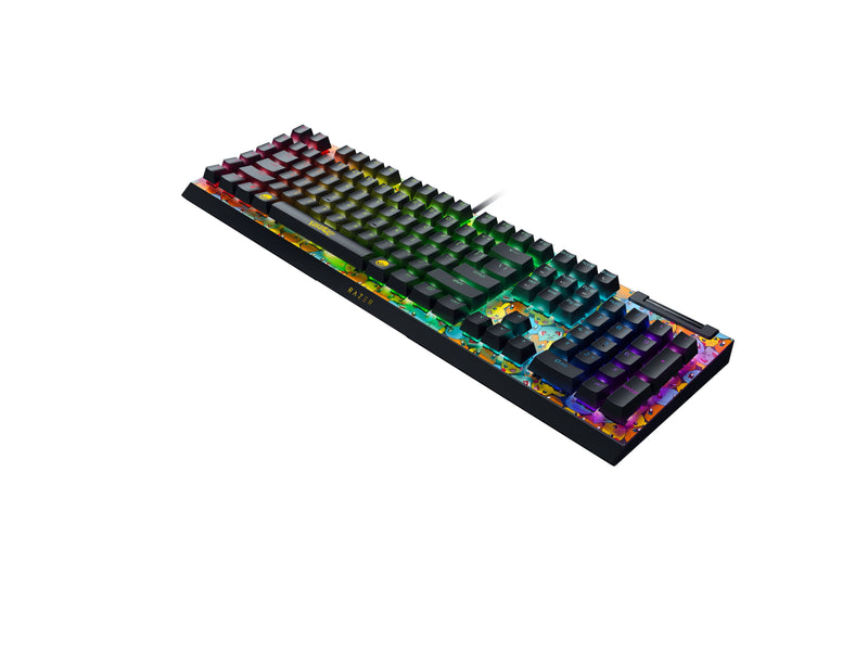 Razer Teclado English Blackwidow V4 X Pokémon Kanto Starters Edición Mecánico Gaming Switch Razer Verde Usa