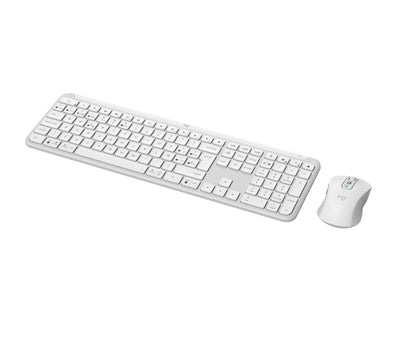 Keyboard Spanish And Mouse Inalámbricos Signature Slim Combo MK950 Off Perp White - Esp - MEDITER-412 — image 1