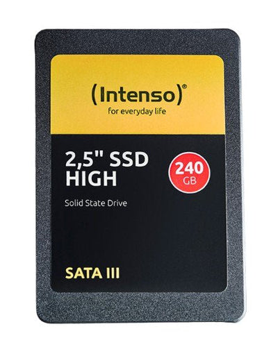 Intenso Drive SSD 240GB SATA3 High 2.5'', 520/500MBS, Shock Resistant, Low Power — image 1