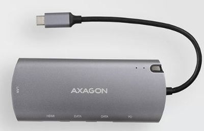 Axagon Concentrador Multipuerto HMC-6M2, USB 3.0, M.2-SATA, Hdmi, Gbit-lan, 2x Usb-a, 1x Usb- — image 1