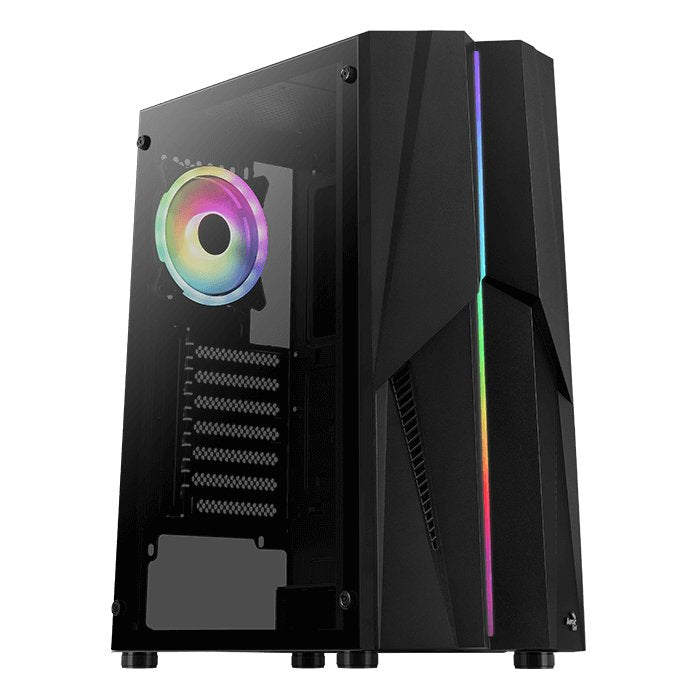 Aerocool PC Case Midi Mecha V2 microATX/ATX/Miniitx Or.n. 1XARGB