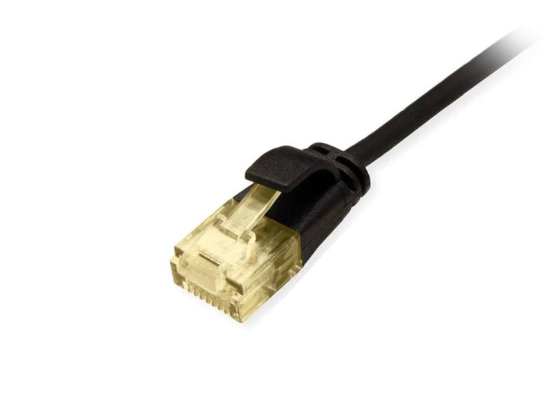 Equip Network Cable CAT.6A Slim U UTP 2x RJ45 3.00M Black Lszh
