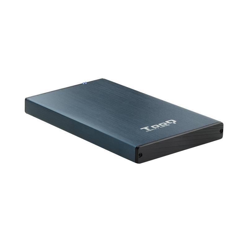 TooQ Housing External HDD/Sdd 2.5 Up To 9,5MM SATA USB 3.0 - Blue Marino Metalizado