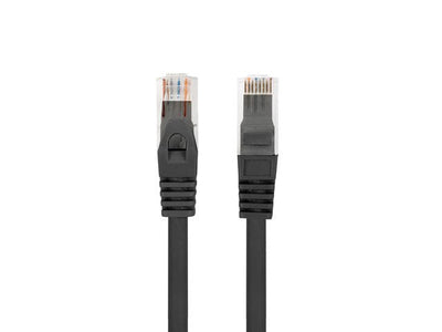 Lanberg Network Cable CAT.6 UTP Lszh Cu 3M Black Fluke Passed — image 1