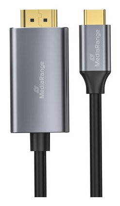 Mediarange USB-C 3.2 Gen. a HDMI Video-cable Adapter 1,8M