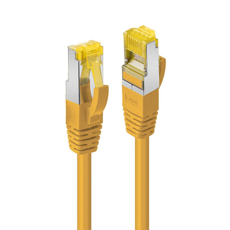 Lindy Network Cable CAT.6A RJ45 S FTP CAT.7 Lszh Cable Amarillo 1M