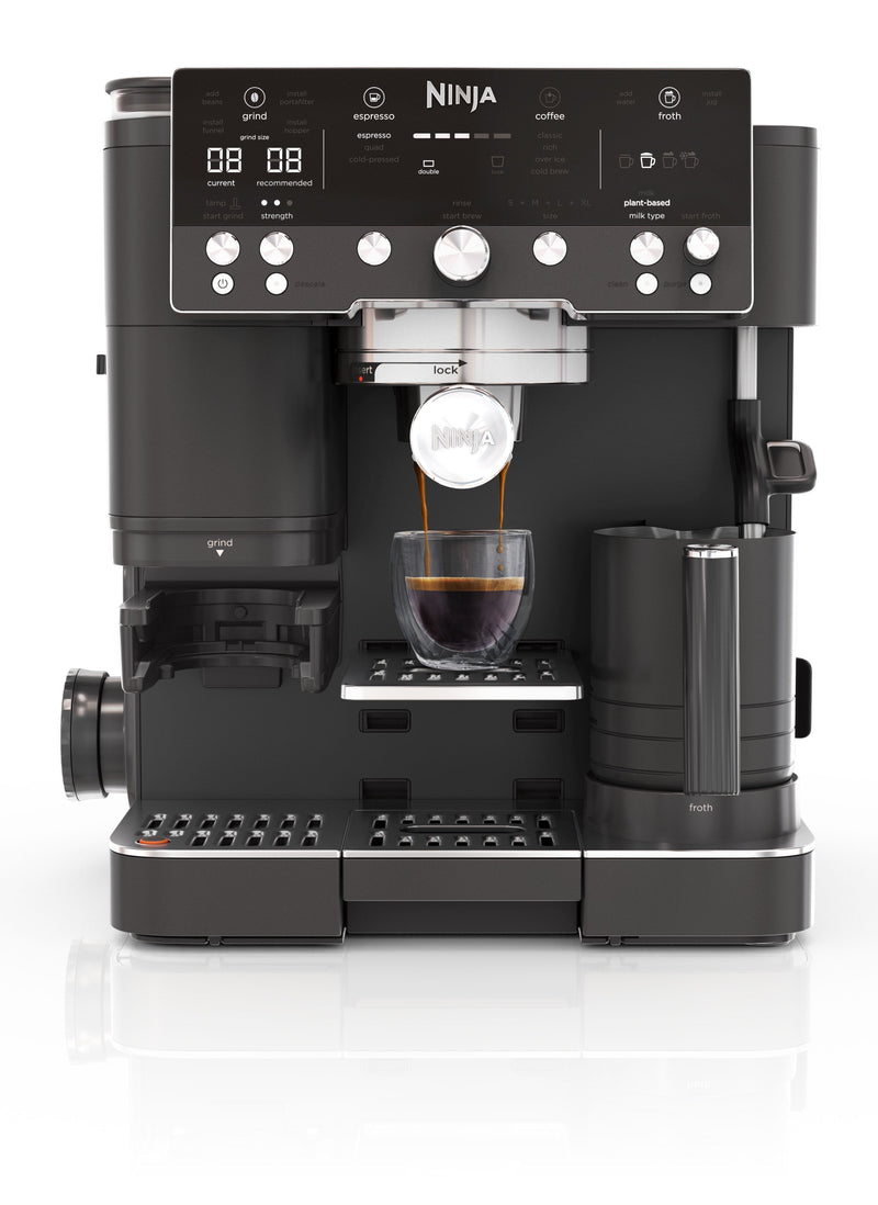 Ninja Coffee Machine ES601EUBK Eléctrica Semi-automática Máquina Espresso 2 L