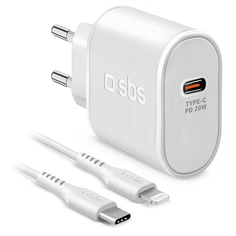 Sbs TETRKITPD20LIGW Charger Dispositivo Mobile Phone White Indoor