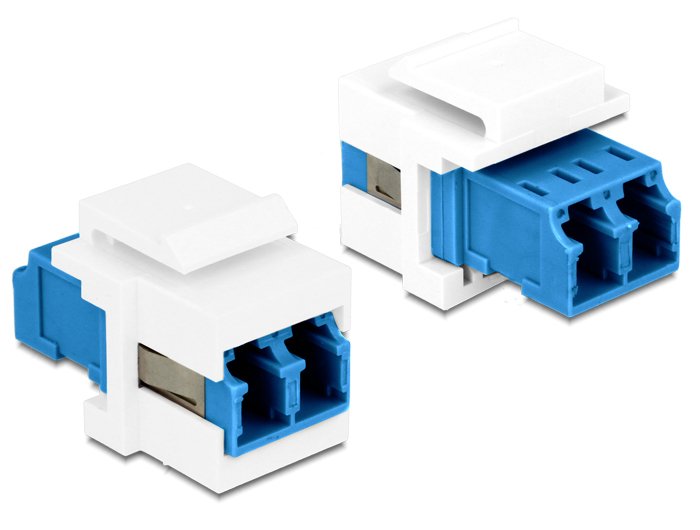 Delock Adap Keystone Lc Duplex To Lc Duplex Singlemode