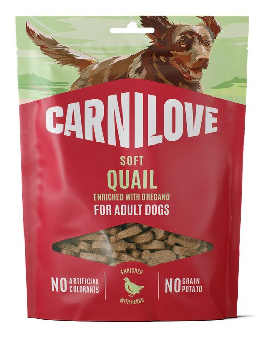 Carnilove Dog Soft Snack Quail Enriched With Oregano 200G