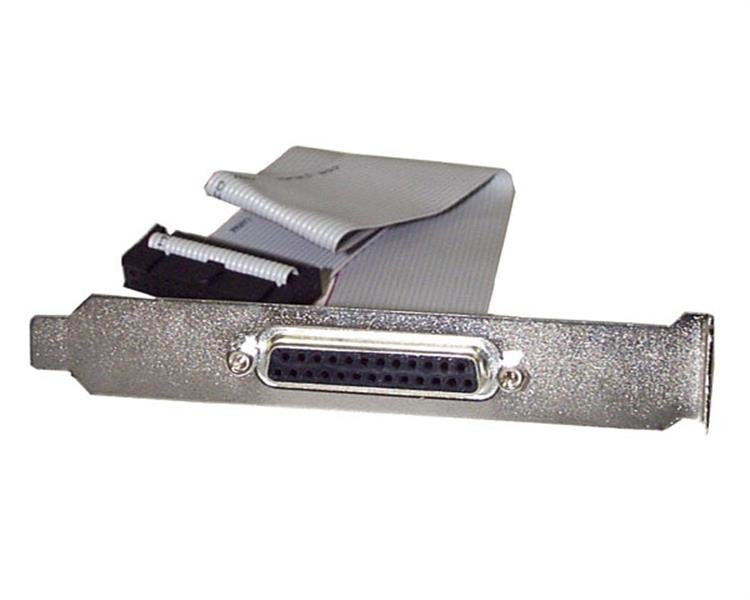 StarTech Bracket Adapter Paralelo DB25 a IDC25 With Cable 40CM PLATE25F16