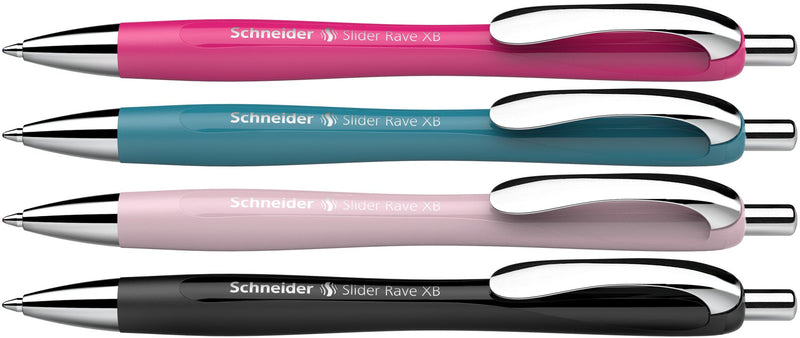 Schneider Pen Slider Rave Xb Colour Box 4 Units