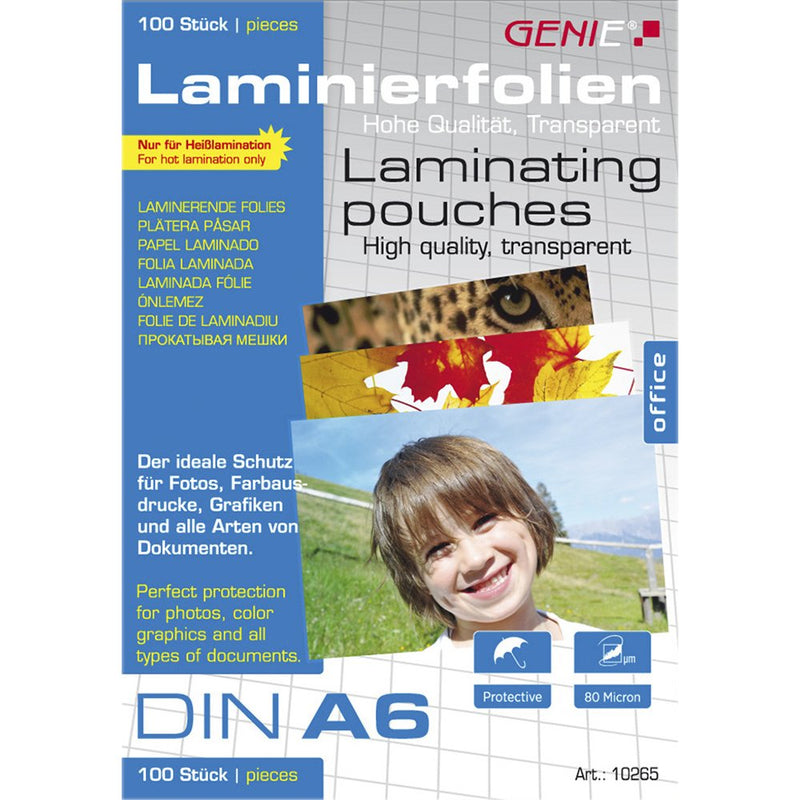 Genie Bags Laminadas 100 Hojas A6