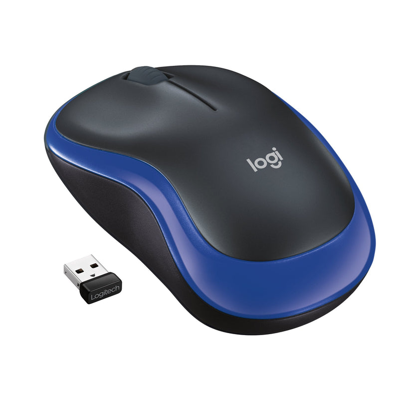Logitech Mouse M185 Wireless Blue 910-002236