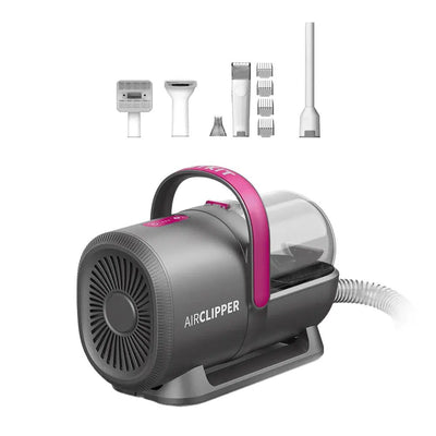 Kit Aseo Mascotas With Aspiradora 5 1 Grooming Vacuum Kit Black — image 1