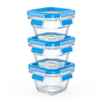 Emsa Clip & Close N10507 Plaza Establecer Blue Transparent 3 Pieces — image 1