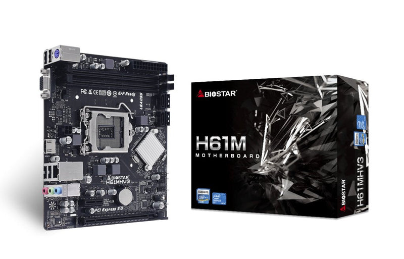 Biostar Motherboard H61MHV3 MATX LGA1155