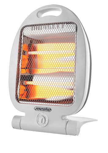Mesko Heater Eléctrico Home Ms 7710 Indoor White 800W Cuarzo — image 1