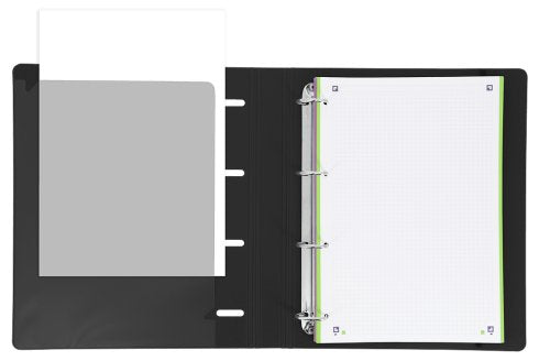 Oxford Ring Binder With Spare Part Live & Go Europeanbinder 400119071/ A4+/ 100 Hojas/ Black — image 1