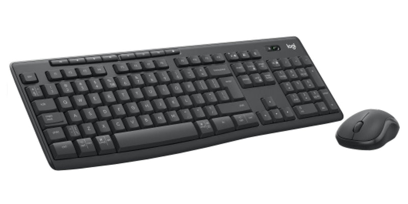 Logitech Keyboard English + Mouse MK370 Combo For Business RF Wireless + Bluetooth QWERTY Ee.uu. Graphite