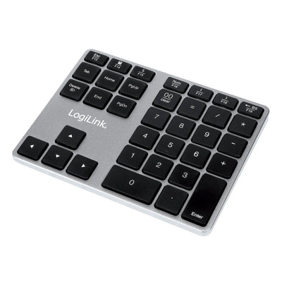 Logilink ID0187 Keyboard Numérico Universal Bluetooth Aluminium Black — image 1