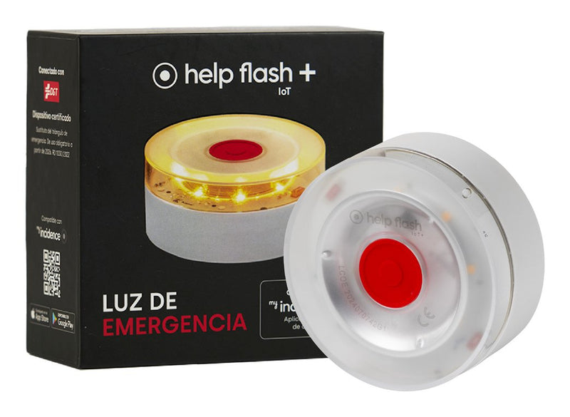 Helpflash Baliza Flash V16 Iot Light Emergencia Homologada Dgt 3.0 Connection Iot