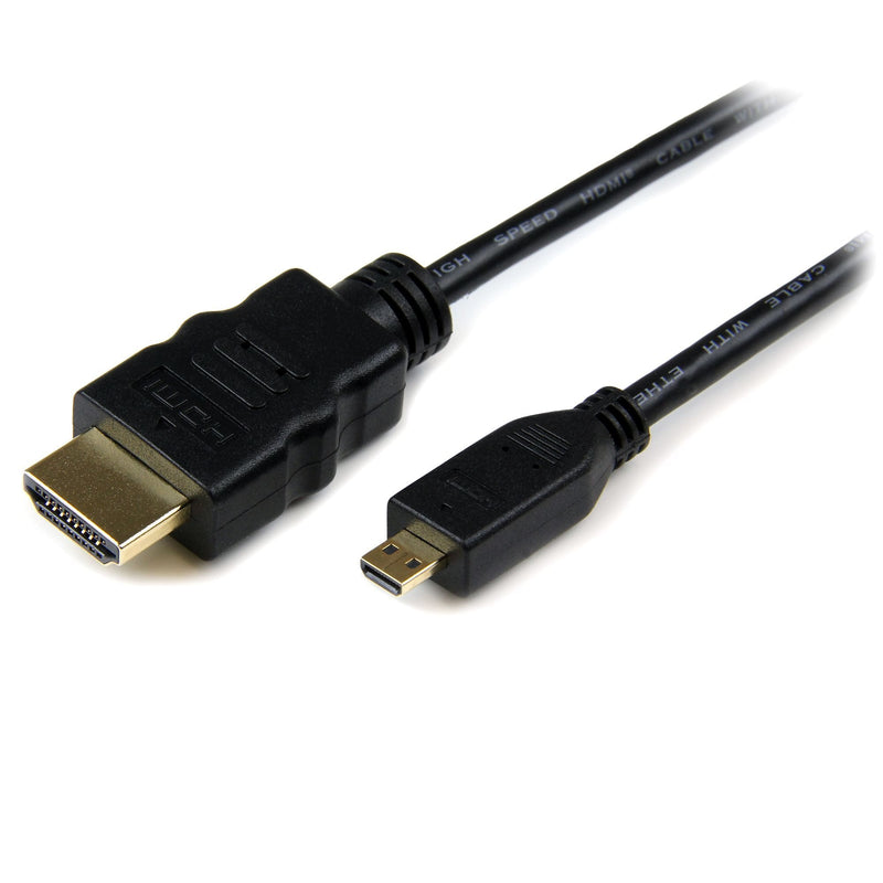 StarTech HDMI Cable a Micro HDMI High Speed With Ethernet 1M Black HDADMM1M