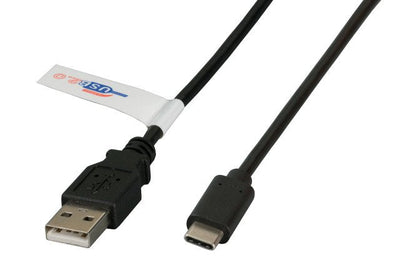 EFB Elektronik K5258SW.1 USB Cable 1M 2.0 USB a USB C Black — image 1