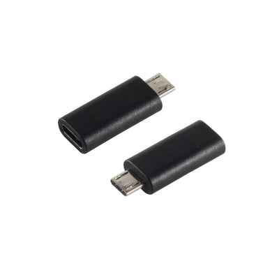S-conn 14-05019 Cambiador Género USB Cable 2.0 Microb USB 3.1 C Black — image 1