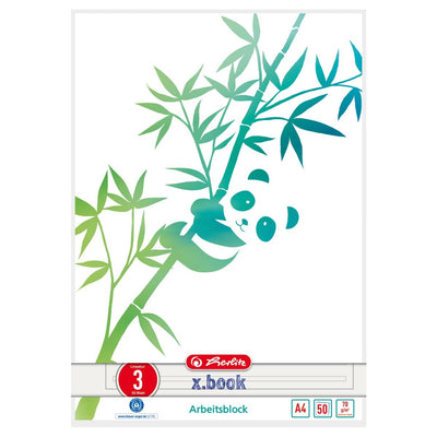 Herlitz Greenline Notebook And Block A4 50 Hojas Green White — image 1