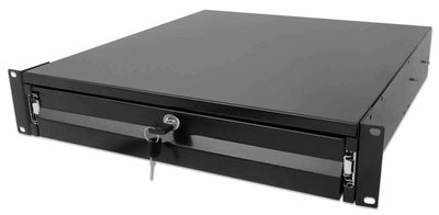 Intellinet Drawer 19 2U With Lock 466MM Profundo Black — image 1