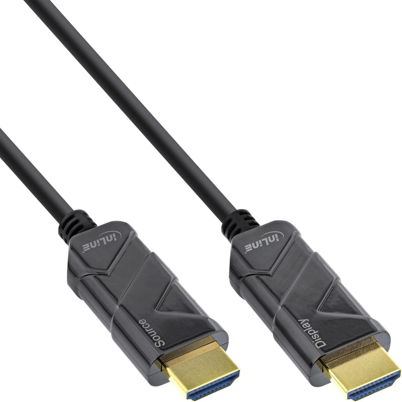 Inline Cable HDMI Aoc, HDMI Cable Ultra High Speed 8K4K, Black 15M