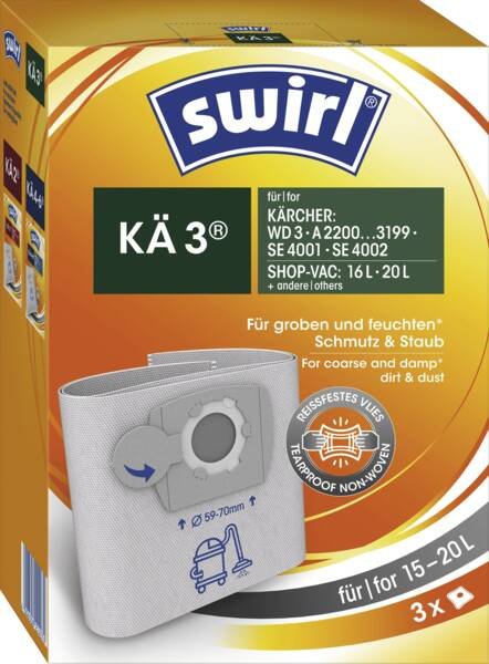 Swirl Ka 3.0, Bags Aspiradora