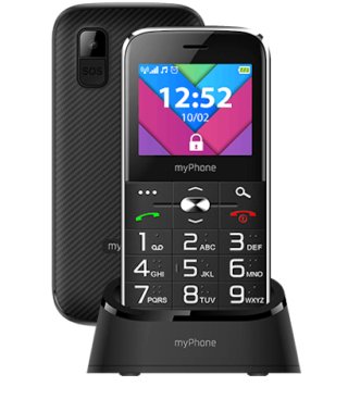 Myphone Phone Mobile Phone Halo C Black 2.2 Black