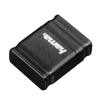 Hama Smartly Memory USB Flash Drive USB 2.0 With Cover - 64GB Capacity - 15MB/S Transferencia - Black — image 1